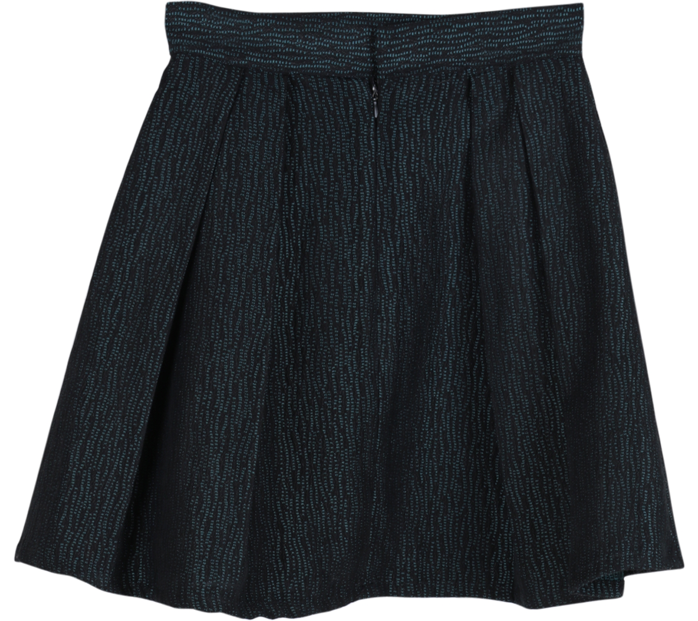 Cloth Inc Black And Blue Flare Skirt