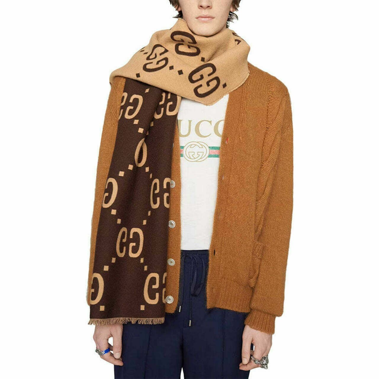 Gucci Brown Scarf