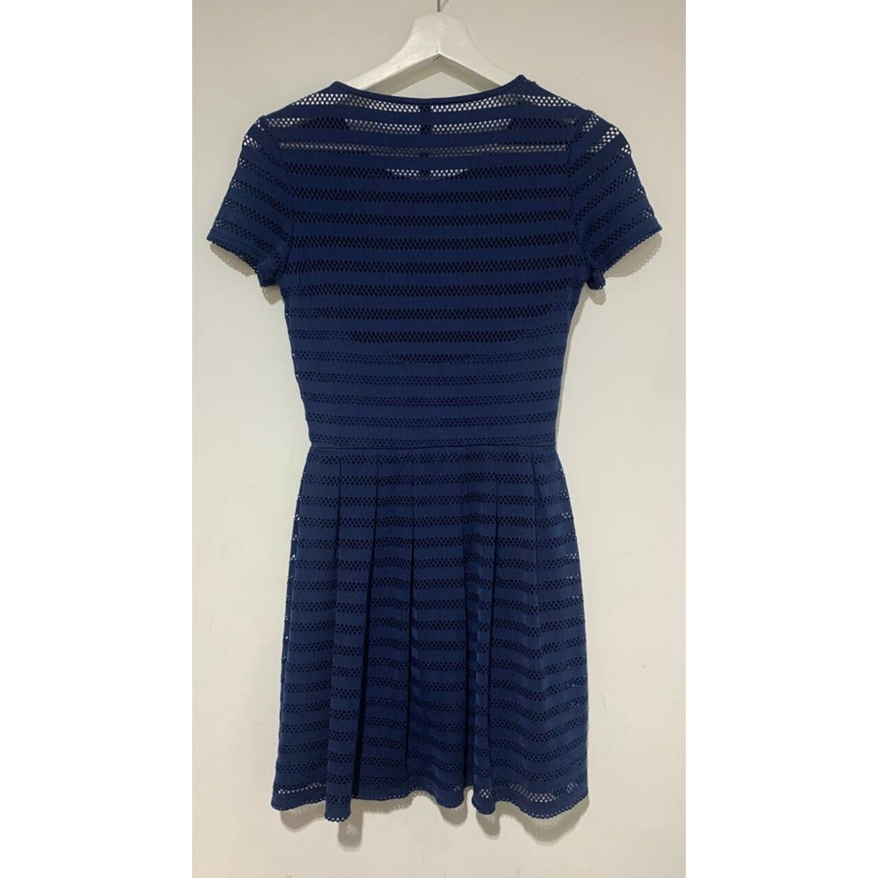 Stradivarius Navy Midi Dress