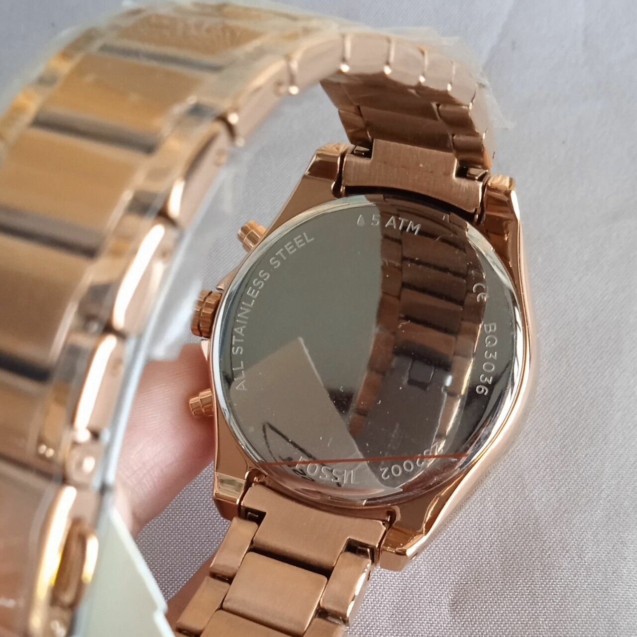 Fossil Bq3036 Stainless Rose Gold