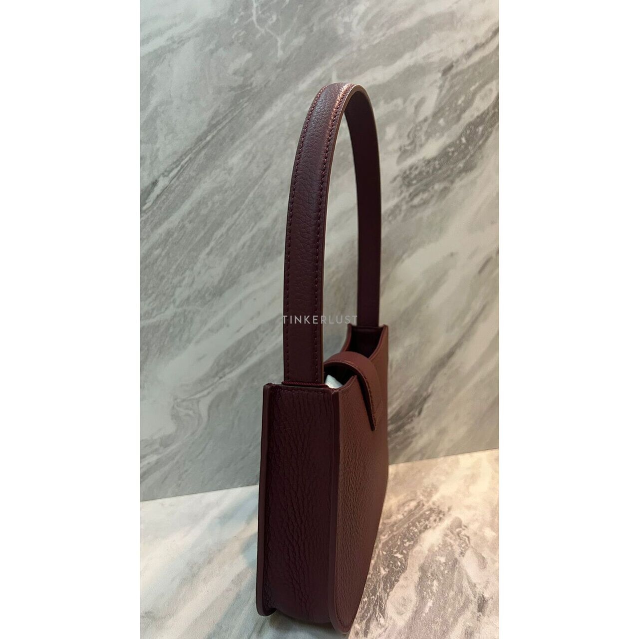 Aigner Ghada Maroon Pochette Shoulder Bag