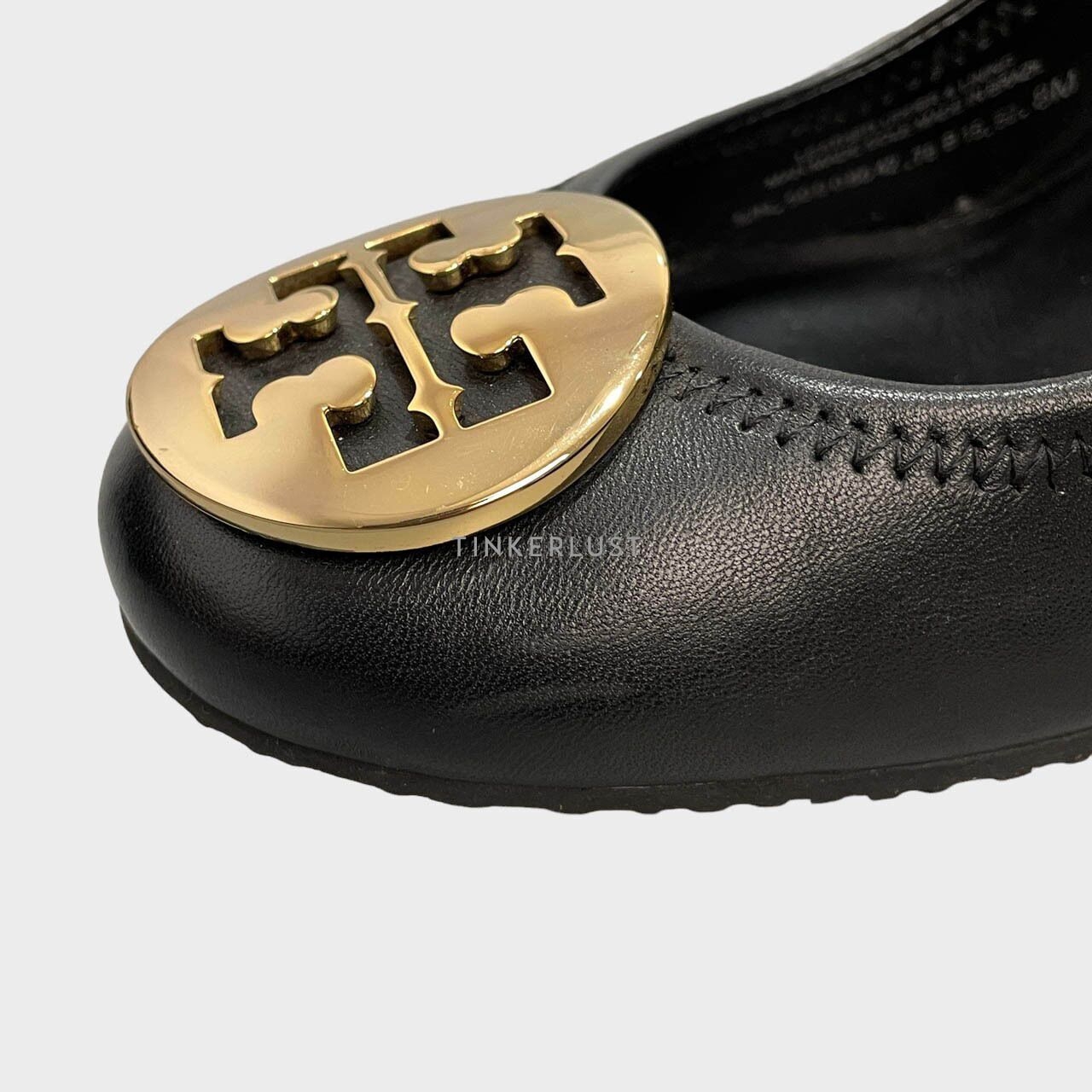 Tory Burch Sophie Leather Black Wedges