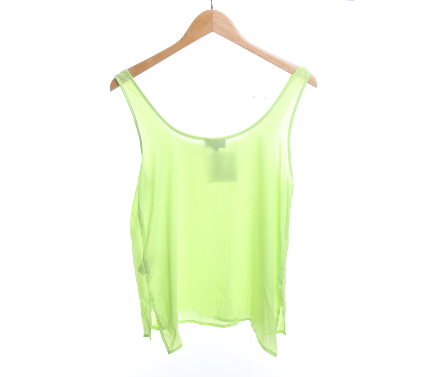 Topshop Neon Yellow Sleeveless