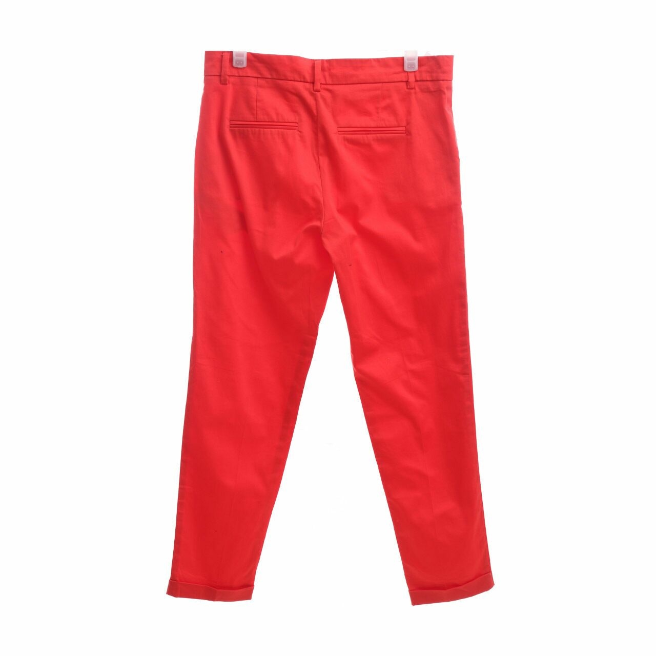 Stradivarius Red Long Pants