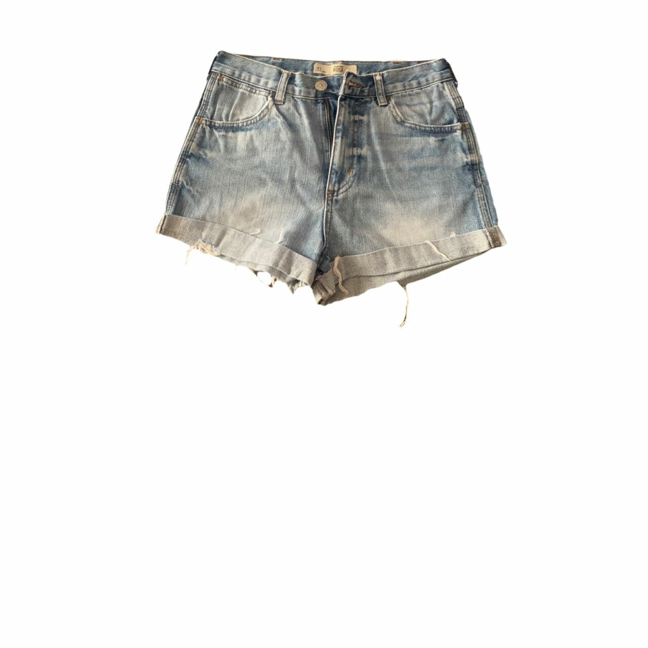 Topshop Blue Organic Short Pants