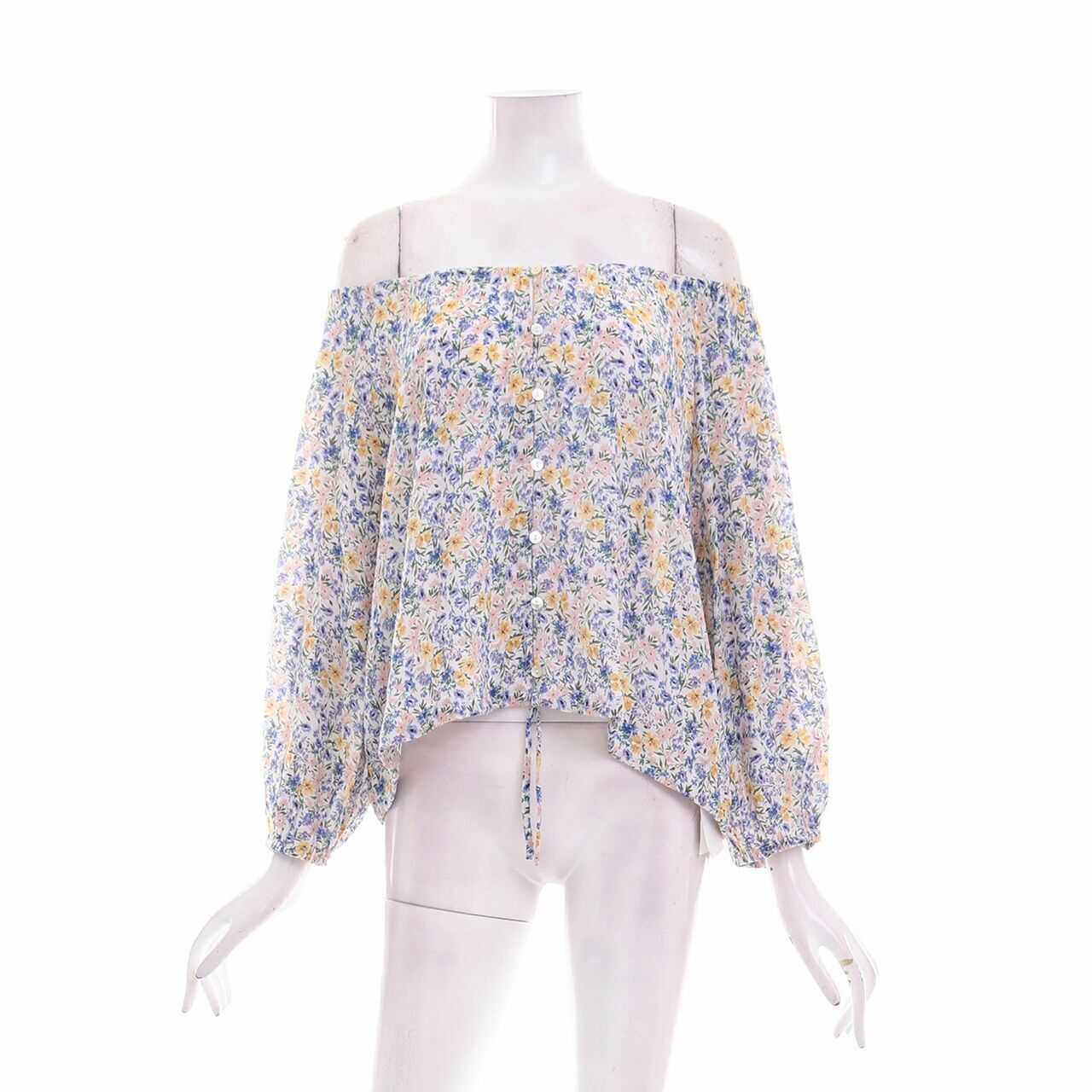 Mango Multi Floral Blouse