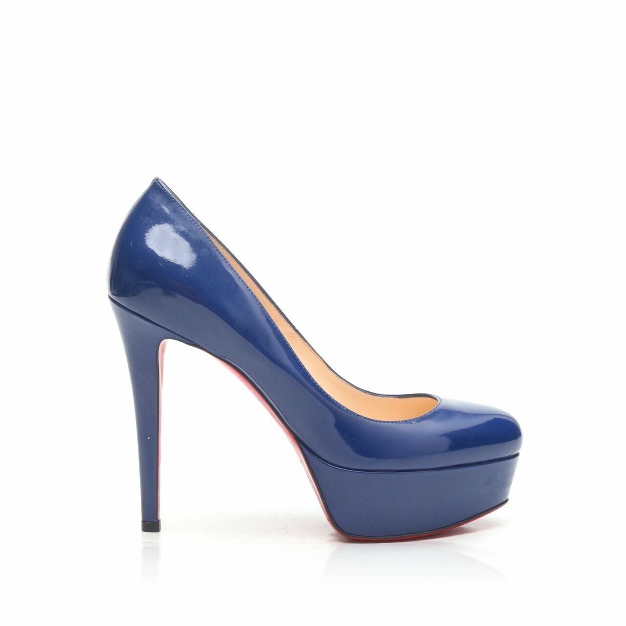 Christian Louboutin Blue Patent Pump Heels