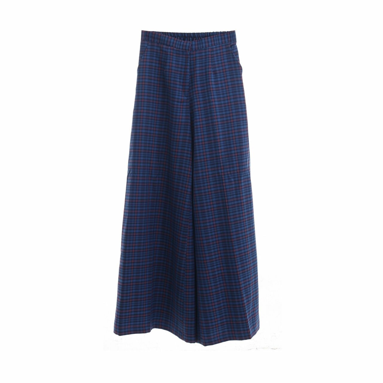 Tities Sapoetra Blue Plaid Long Pants