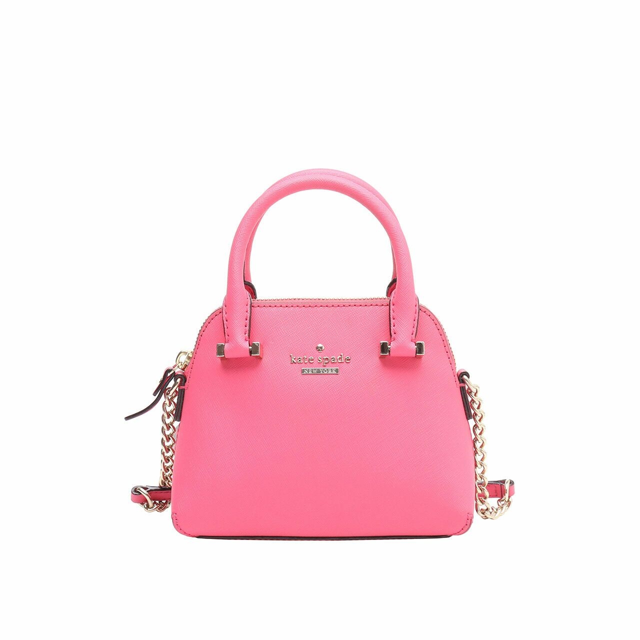 Kate Spade New York Pink Cedar Street Mini Maise Sweetheart Leather Satchel