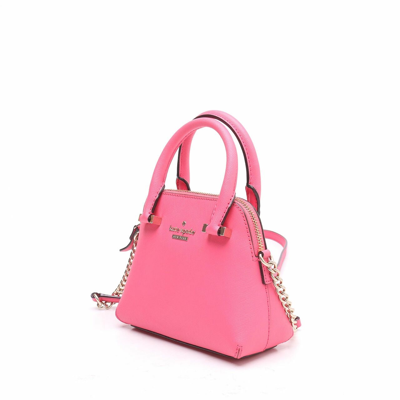 Kate Spade New York Pink Cedar Street Mini Maise Sweetheart Leather Satchel