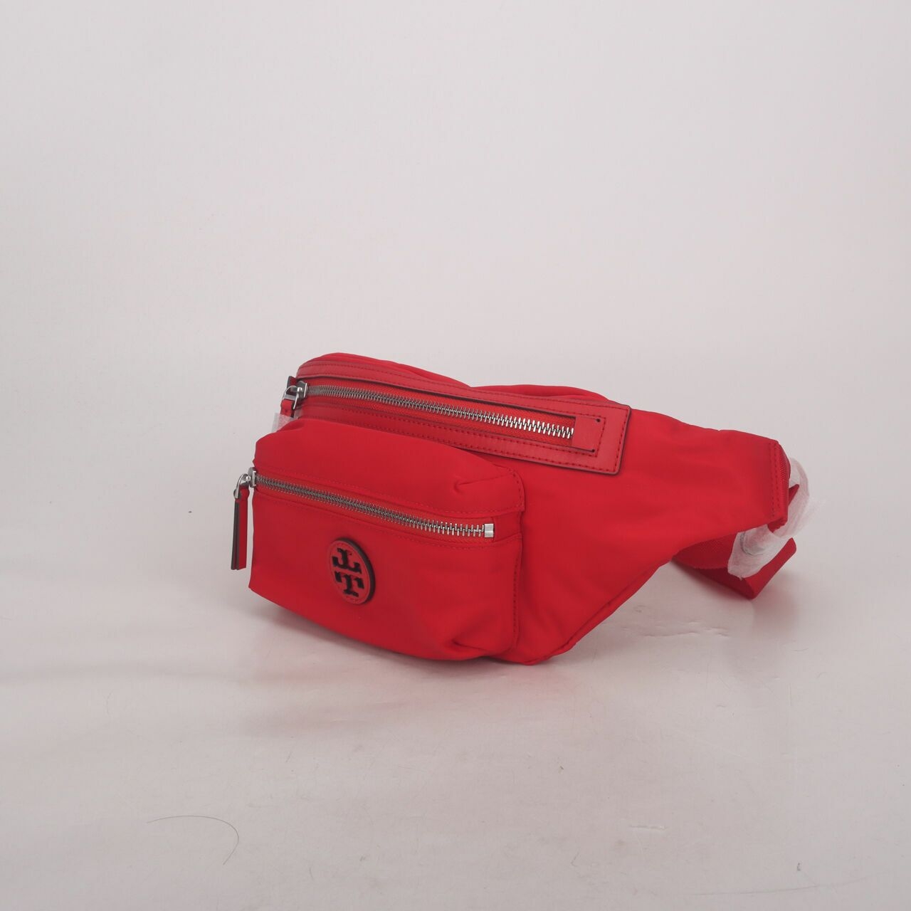 Tory Burch Nylon Belt Bag Brilliant Red Sling Bag