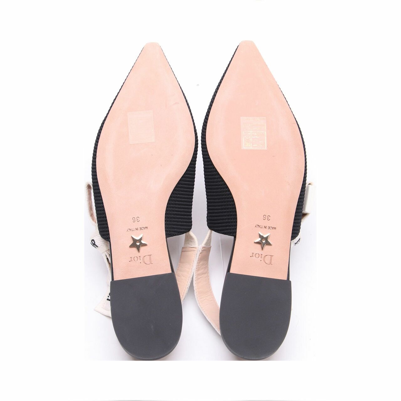 Christian Dior J'adior Black Mules Flats