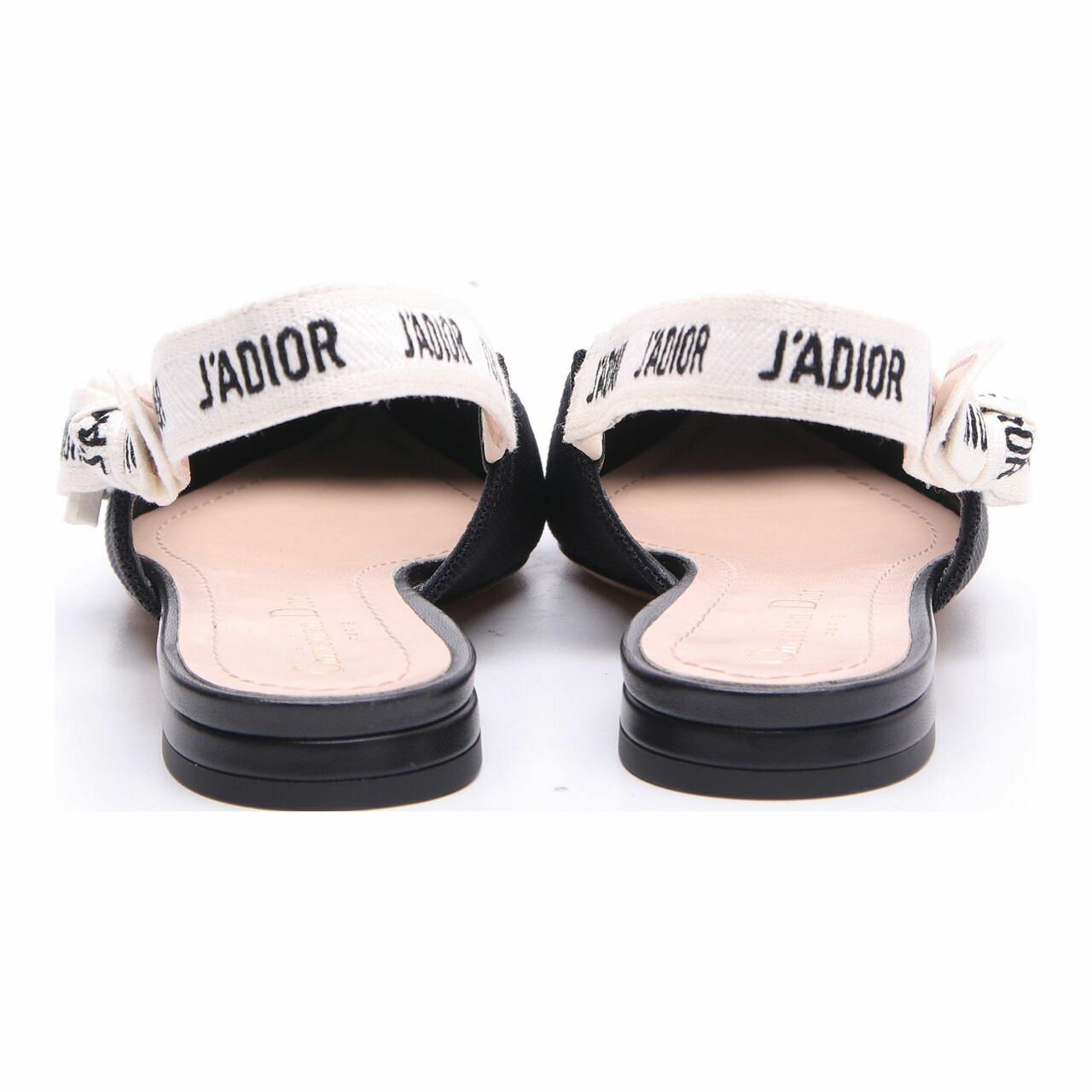 Christian Dior J'adior Black Mules Flats