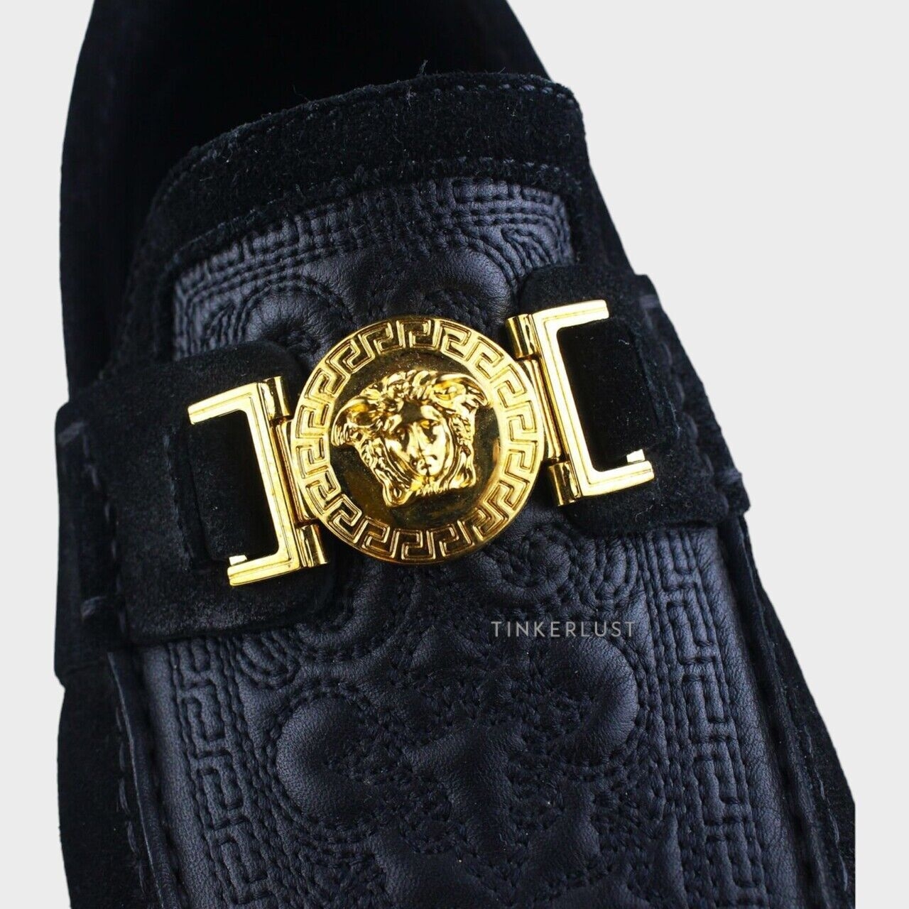 Versace Medusa Black Loafers