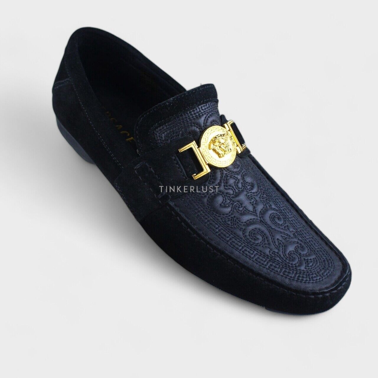 Versace Medusa Black Loafers