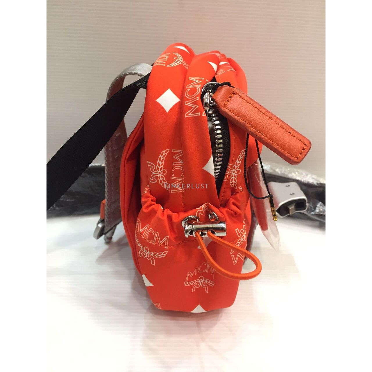 MCM Jemison Nylon Orange 2019 Sling Bag 