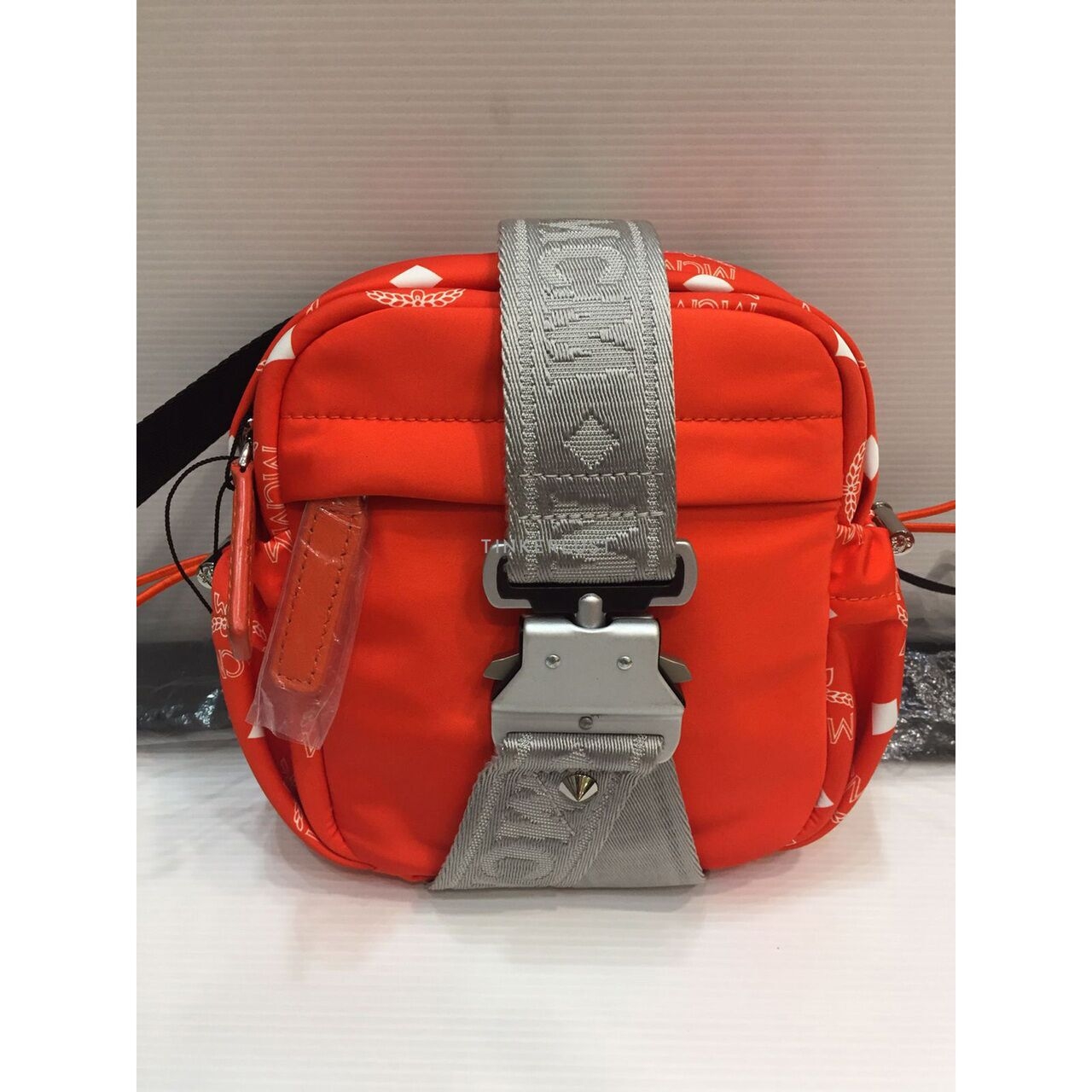 MCM Jemison Nylon Orange 2019 Sling Bag 