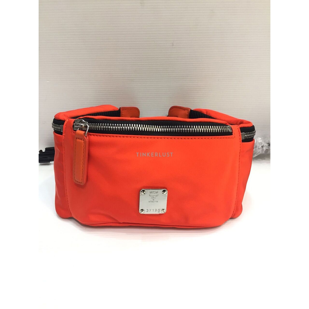 MCM Jemison Nylon Orange 2019 Sling Bag 