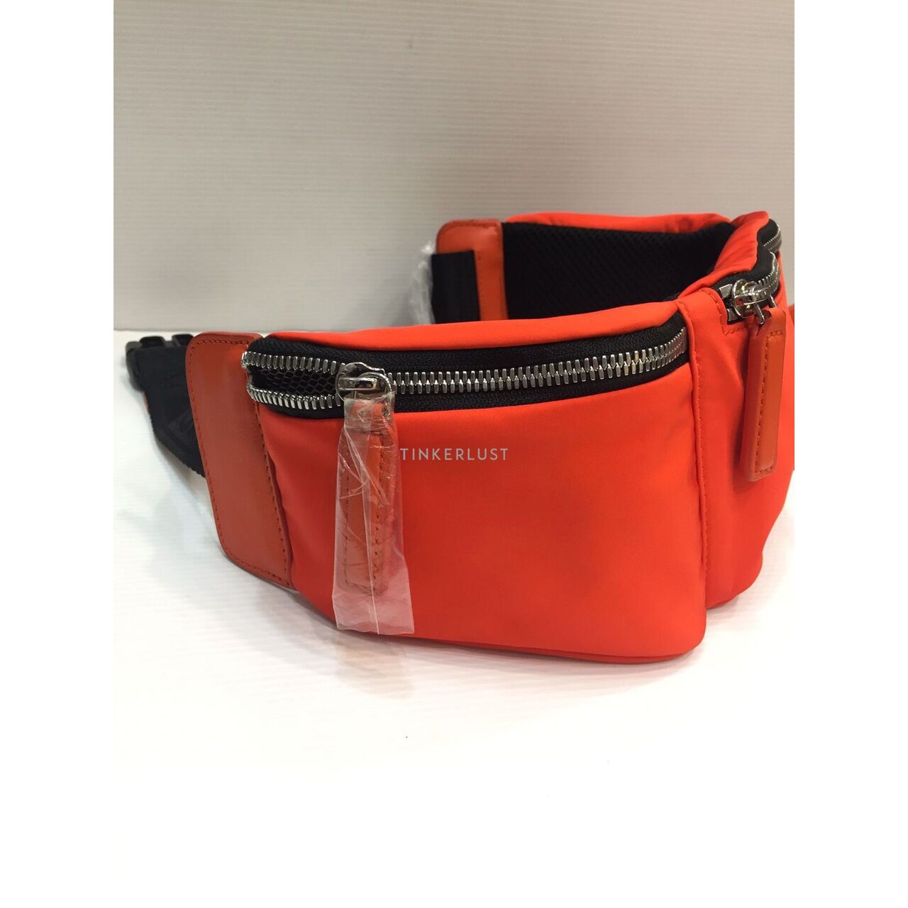 MCM Jemison Nylon Orange 2019 Sling Bag 