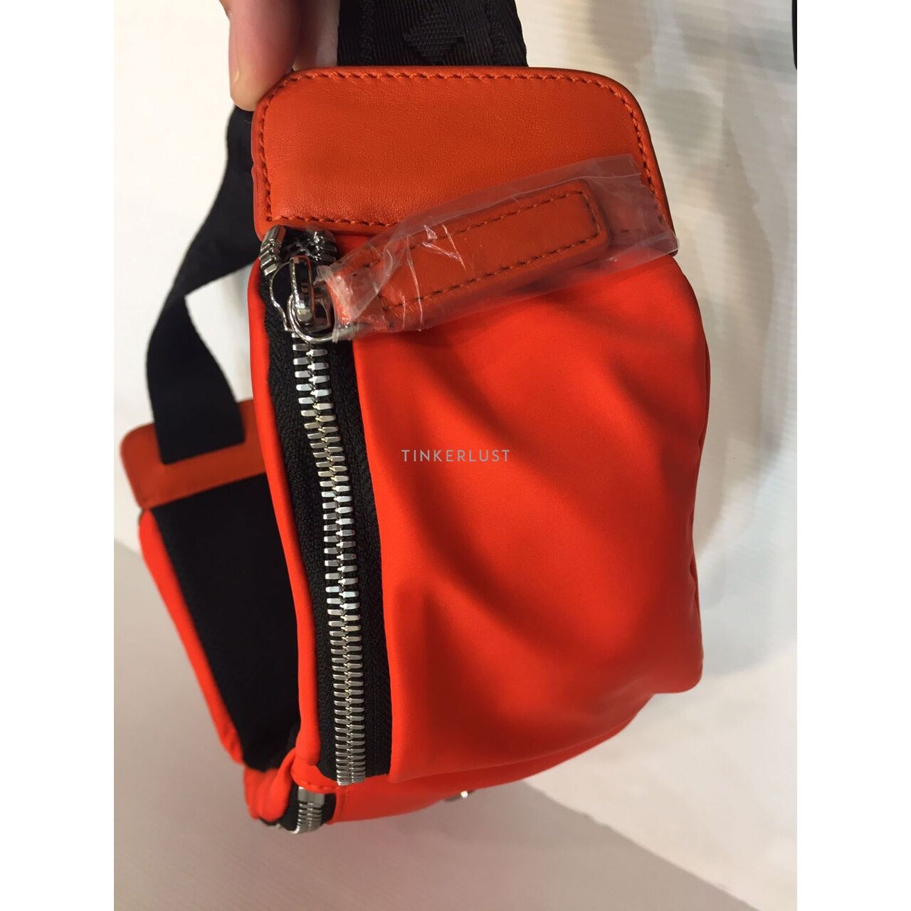 MCM Jemison Nylon Orange 2019 Sling Bag 