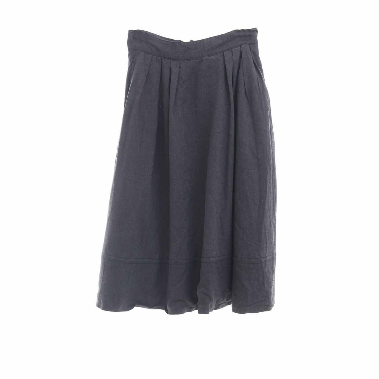 H&M Grey Midi Skirt