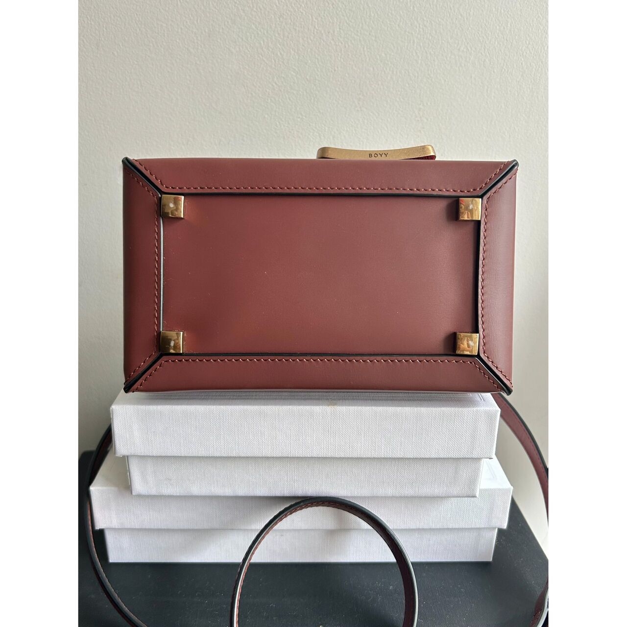 Boyy Burgundy Handbag