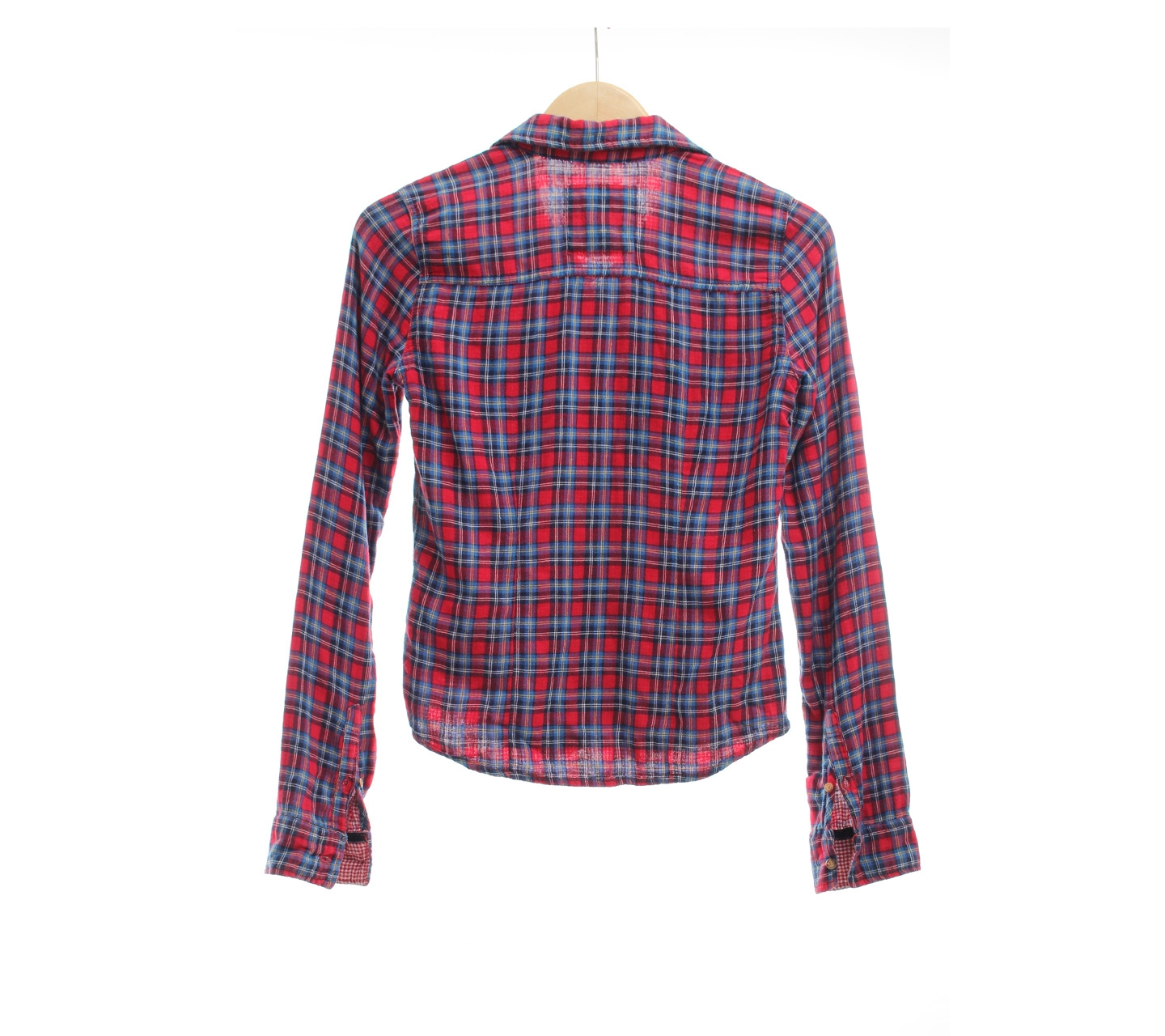 Abercrombie & fitch red plaid shirt