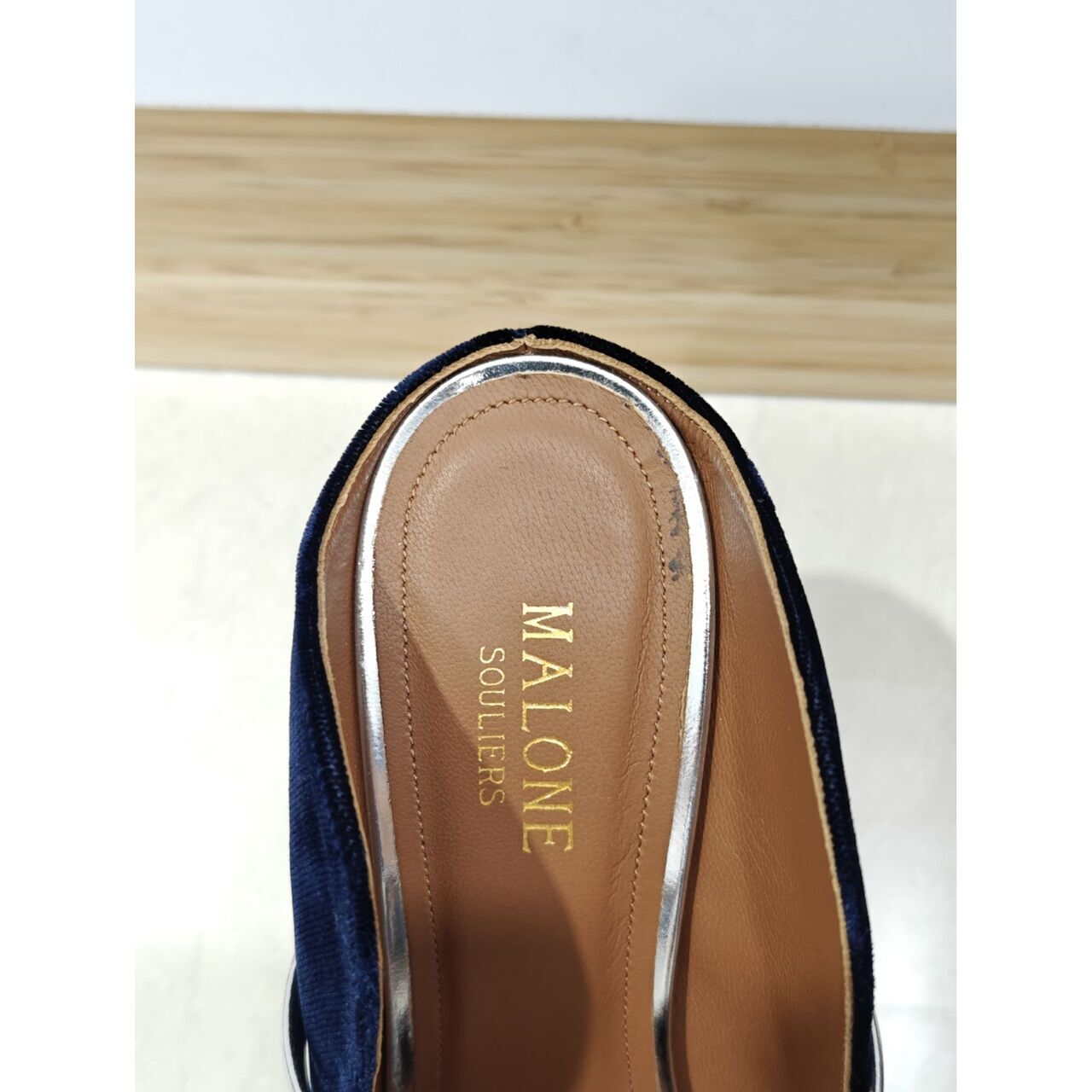 Malone Souliers Navy Heels