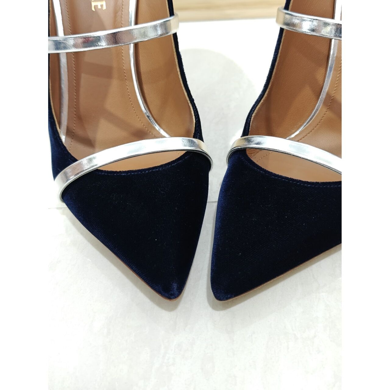 Malone Souliers Navy Heels