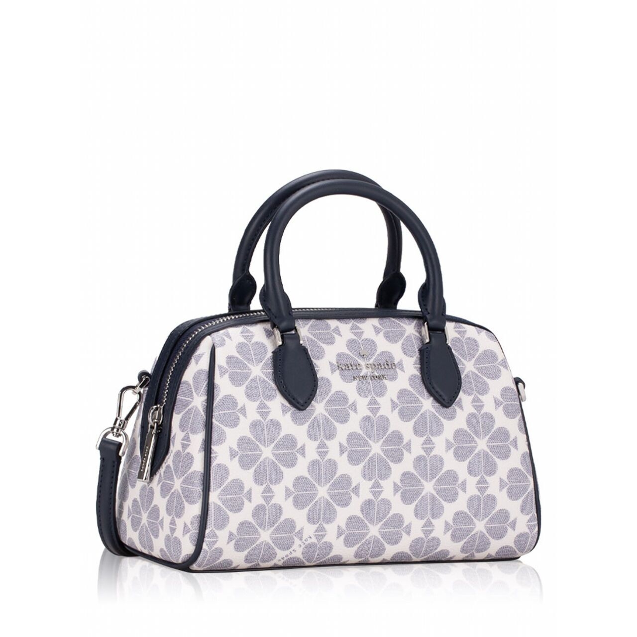 Kate Spade Signature Flower Duffle Crossbody Navy Multi