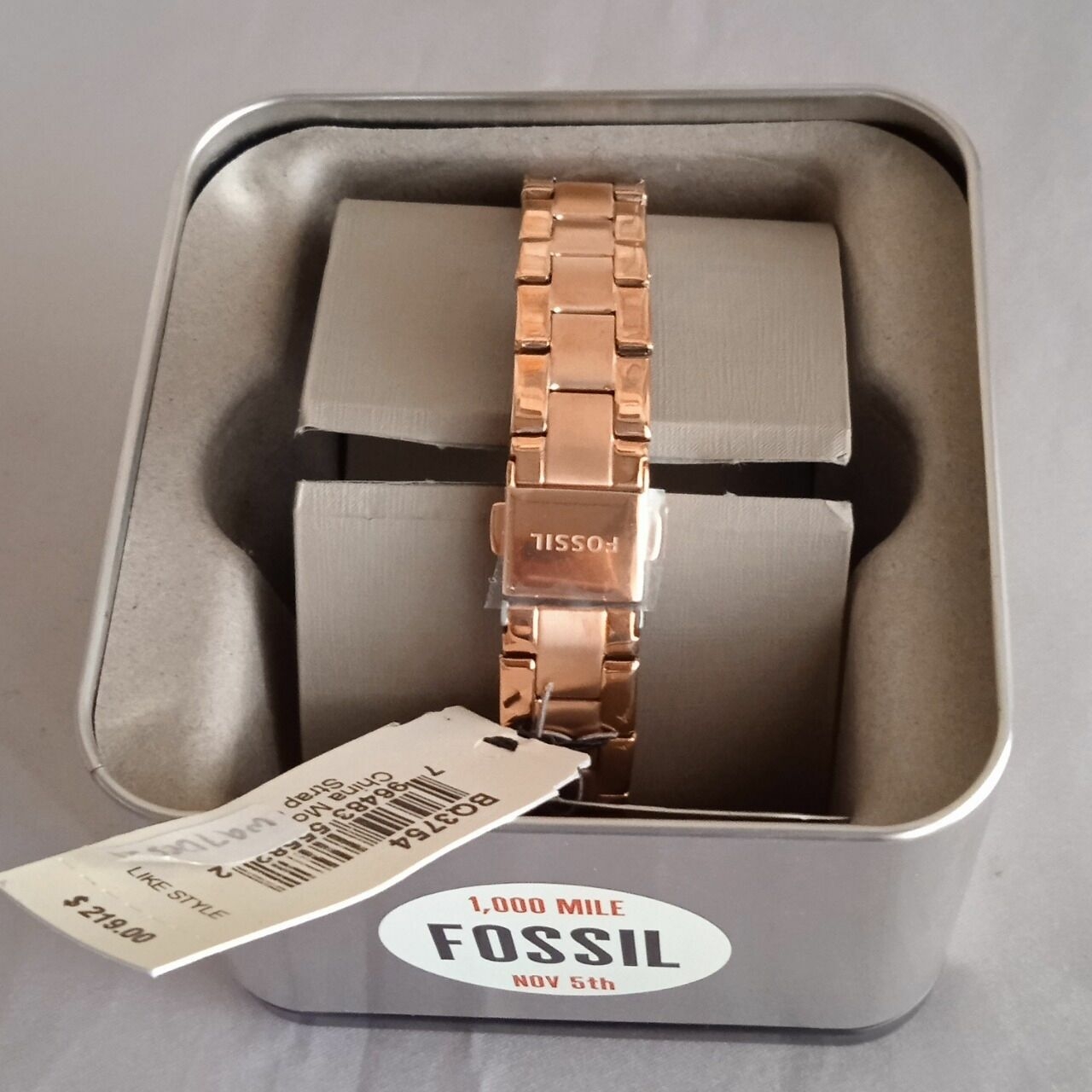 Fossil Bq3754 Automatic Stainless Gold