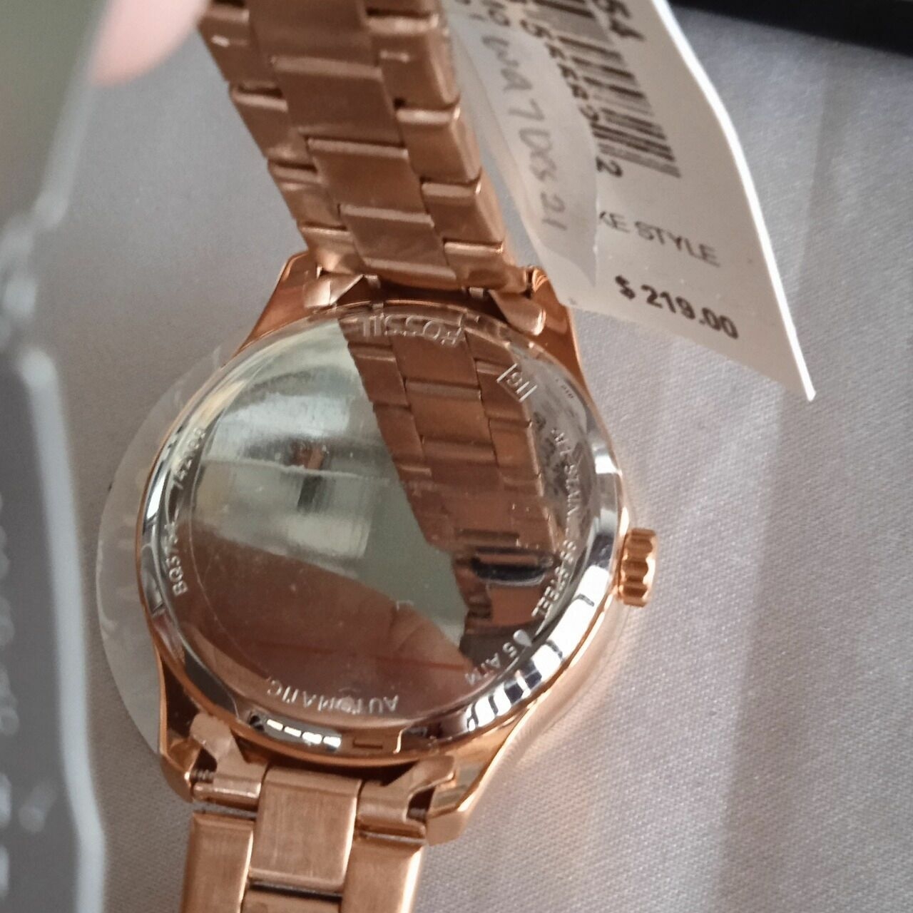 Fossil Bq3754 Automatic Stainless Gold