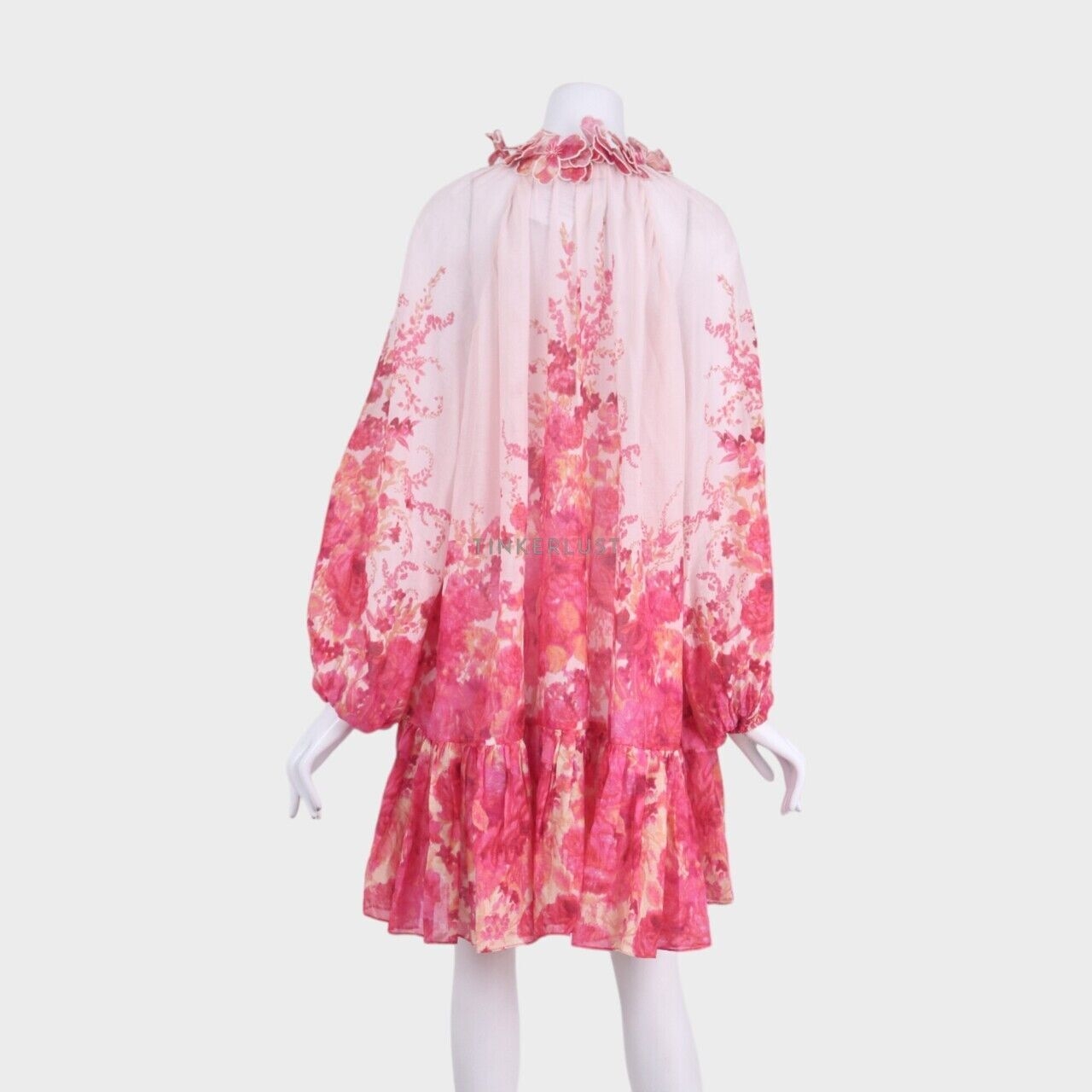 Zimmermann Pink Floral Mini Dress