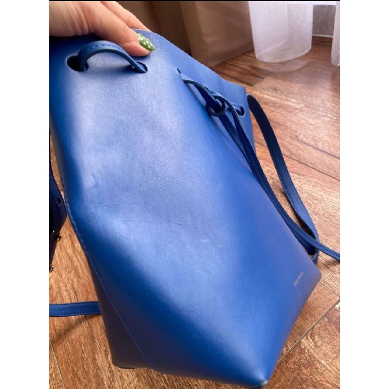 Mansur Gavriel Blue Shoulder Bag