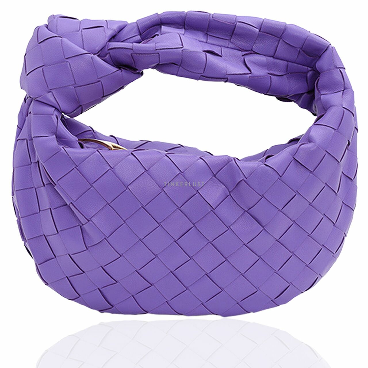 Bottega Veneta Mini BV Jodie Shoulder Bag in Purple