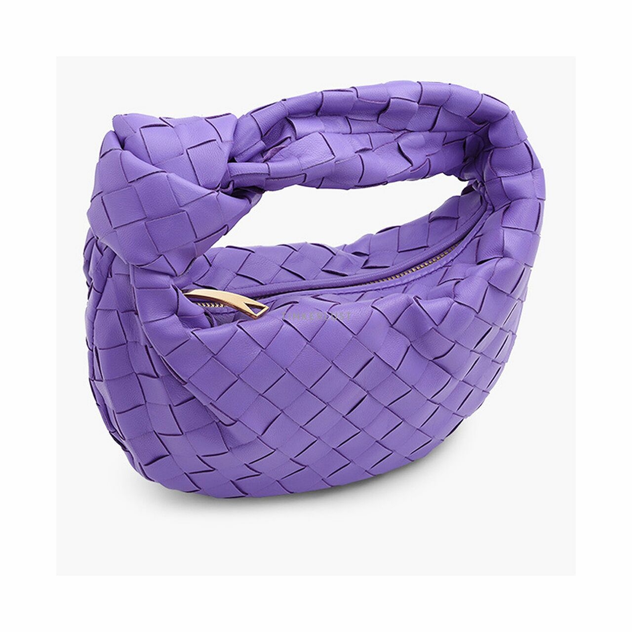 Bottega Veneta Mini BV Jodie Shoulder Bag in Purple