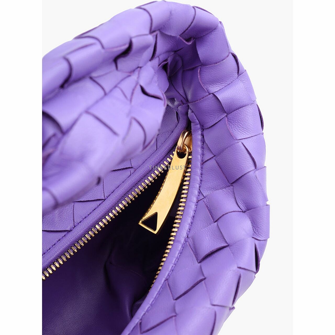 Bottega Veneta Mini BV Jodie Shoulder Bag in Purple