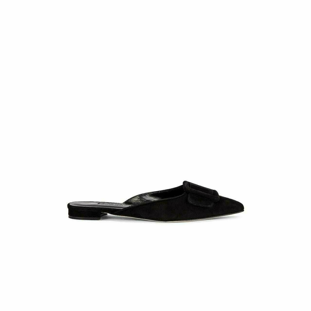 Manolo Blahnik Black Flats