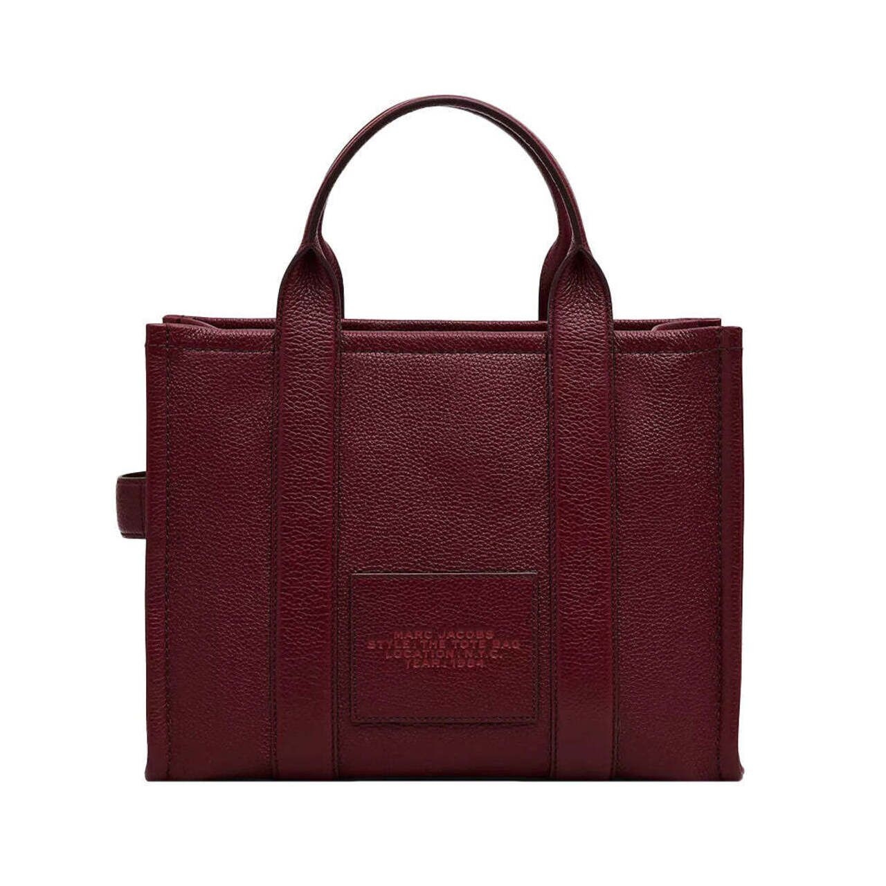 Marc Jacobs The Leather Medium Tote Bag Cherry