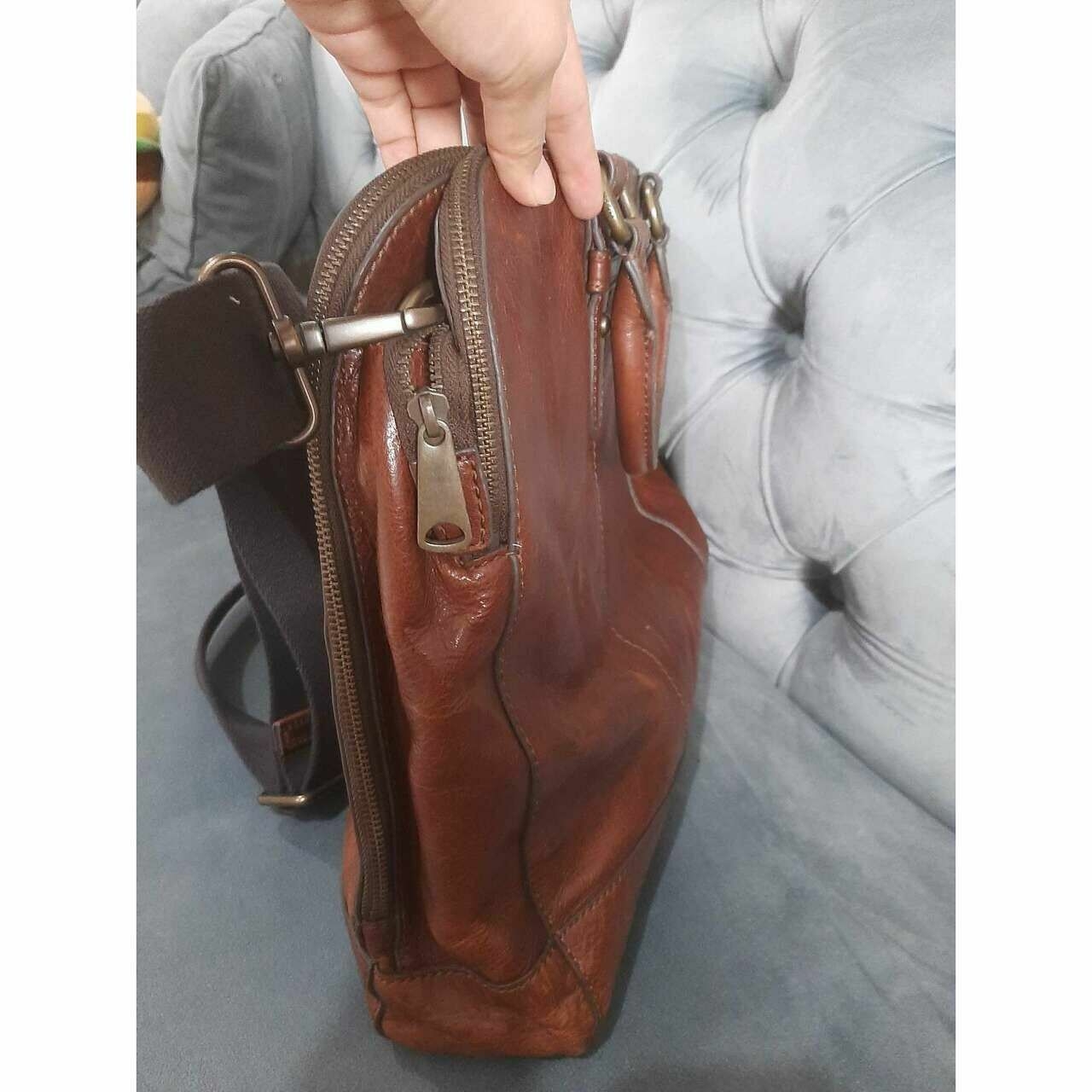 Fossil Brown Briefcase