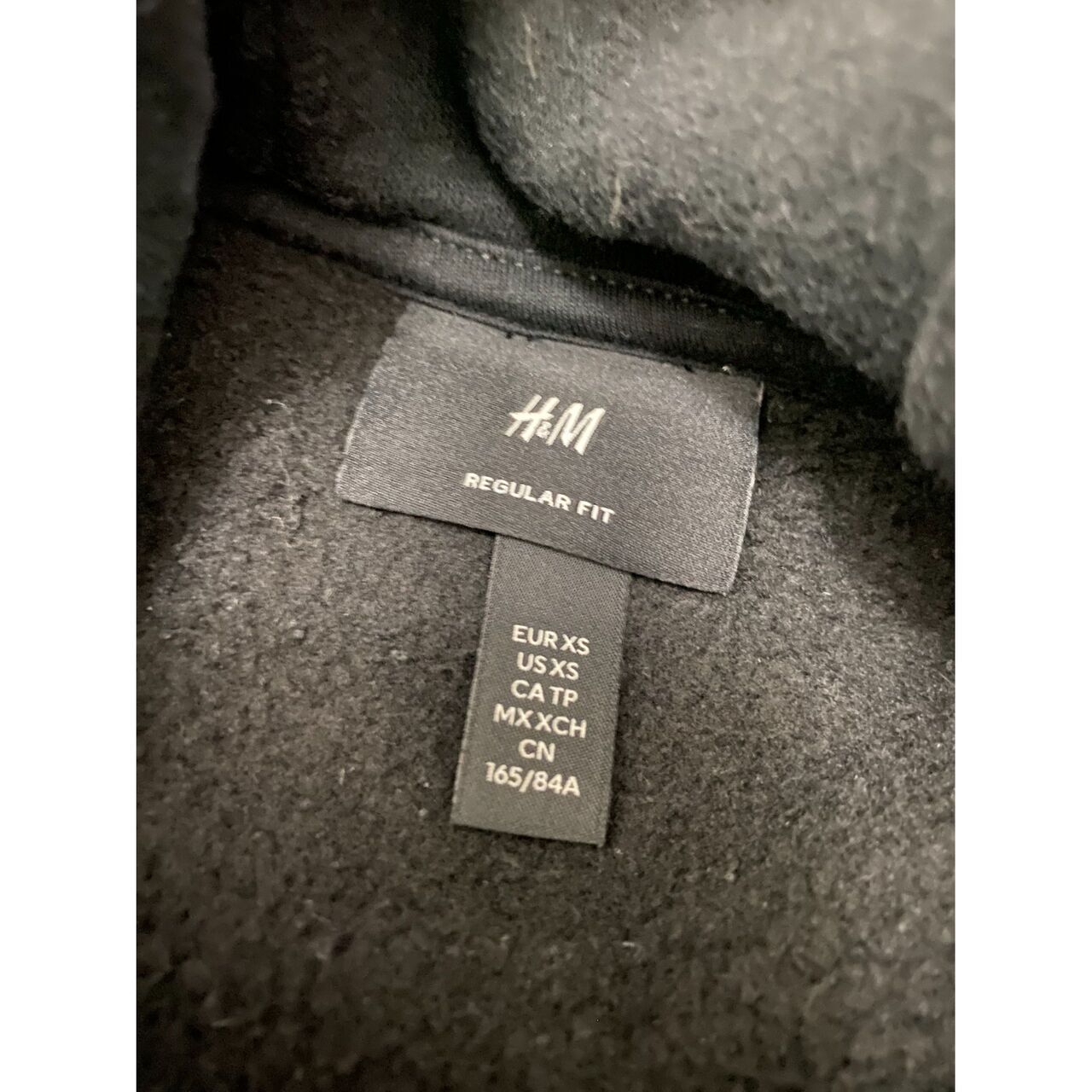 H&M Nasa Series Black Hoodie Sweater