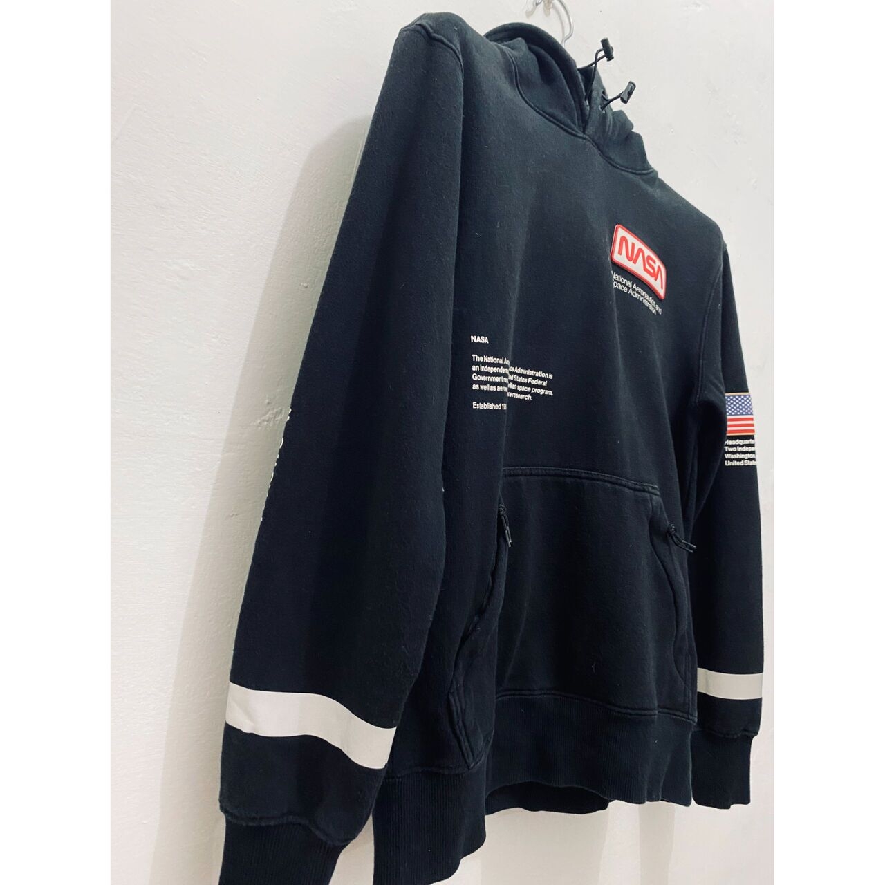 H&M Nasa Series Black Hoodie Sweater