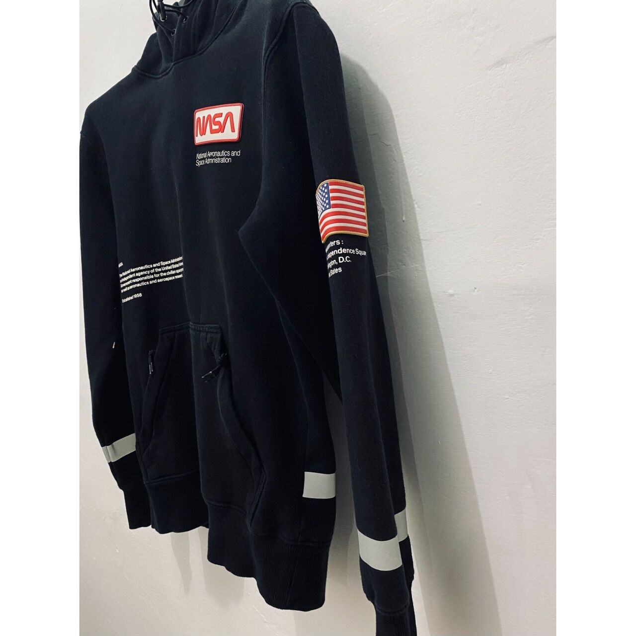 H&M Nasa Series Black Hoodie Sweater