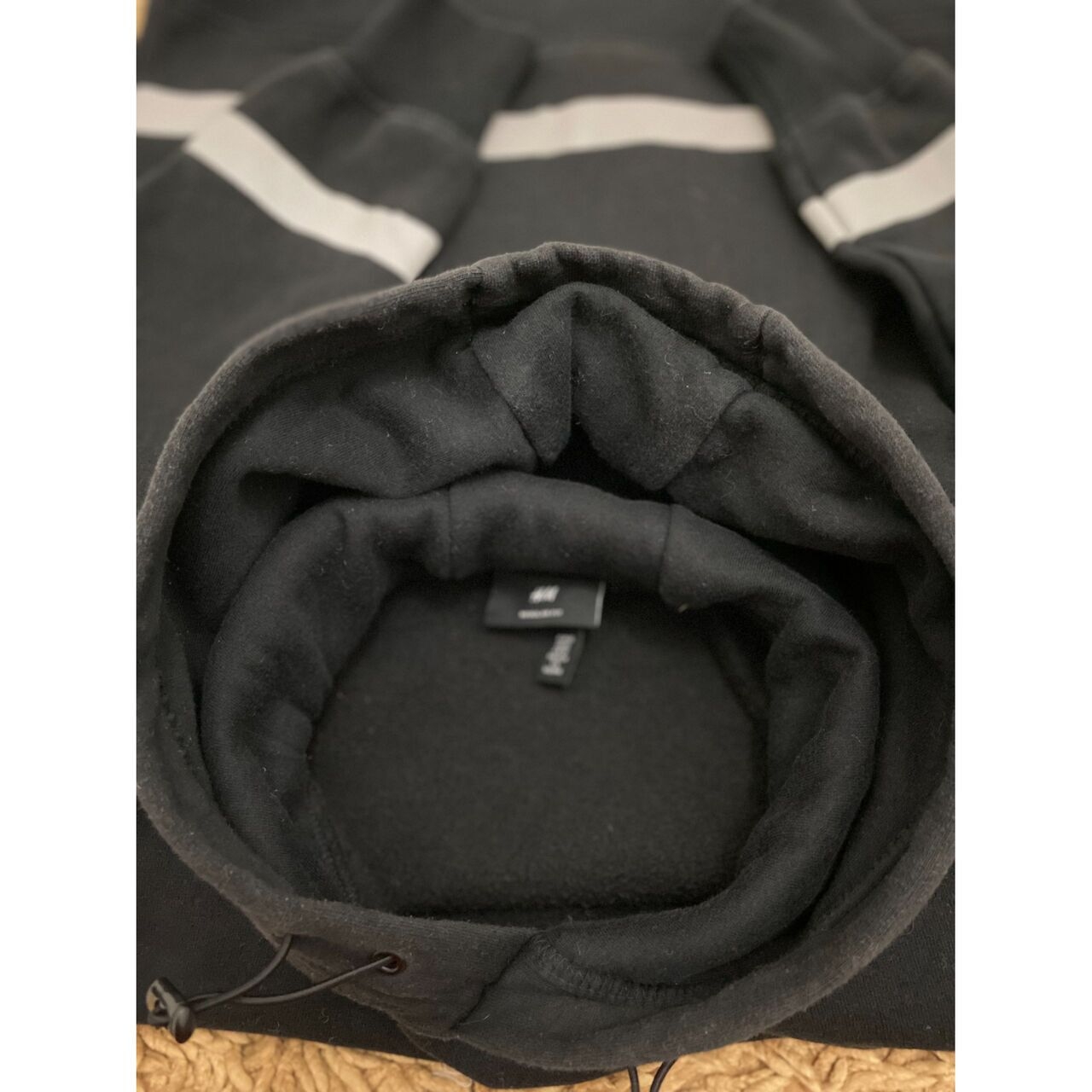 H&M Nasa Series Black Hoodie Sweater