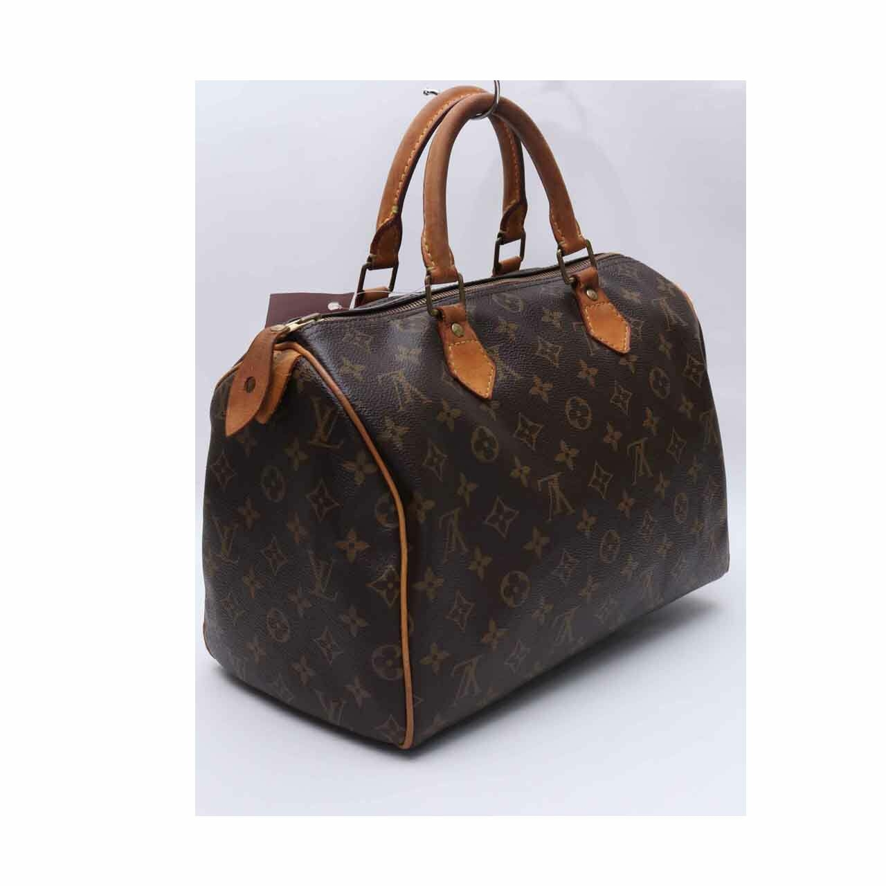 Louis Vuitton Speedy 30 Mono Brown Handbag