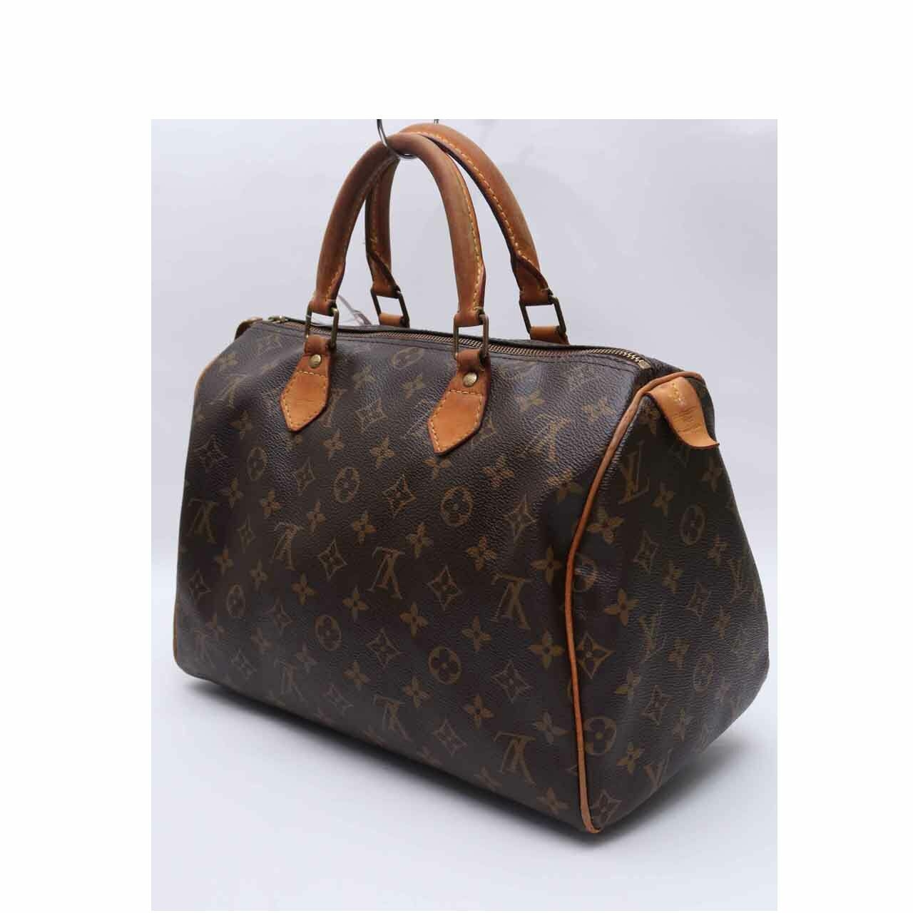 Louis Vuitton Speedy 30 Mono Brown Handbag