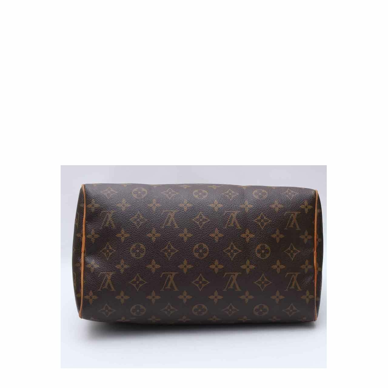 Louis Vuitton Speedy 30 Mono Brown Handbag