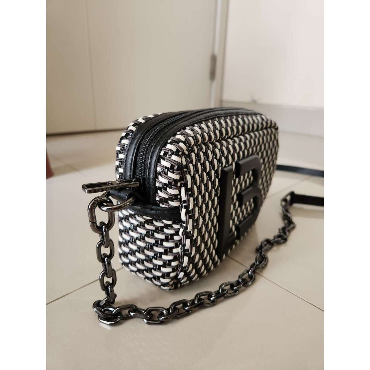 Bimba Y Lola Black & White Sling Bag