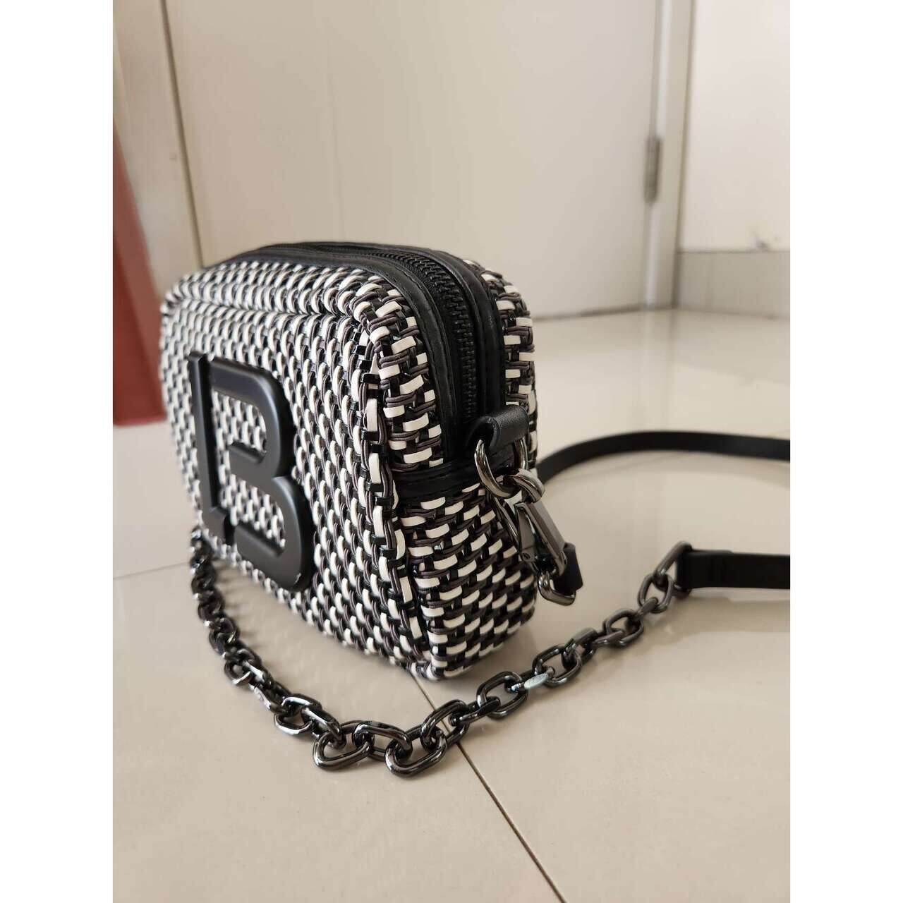 Bimba Y Lola Black & White Sling Bag