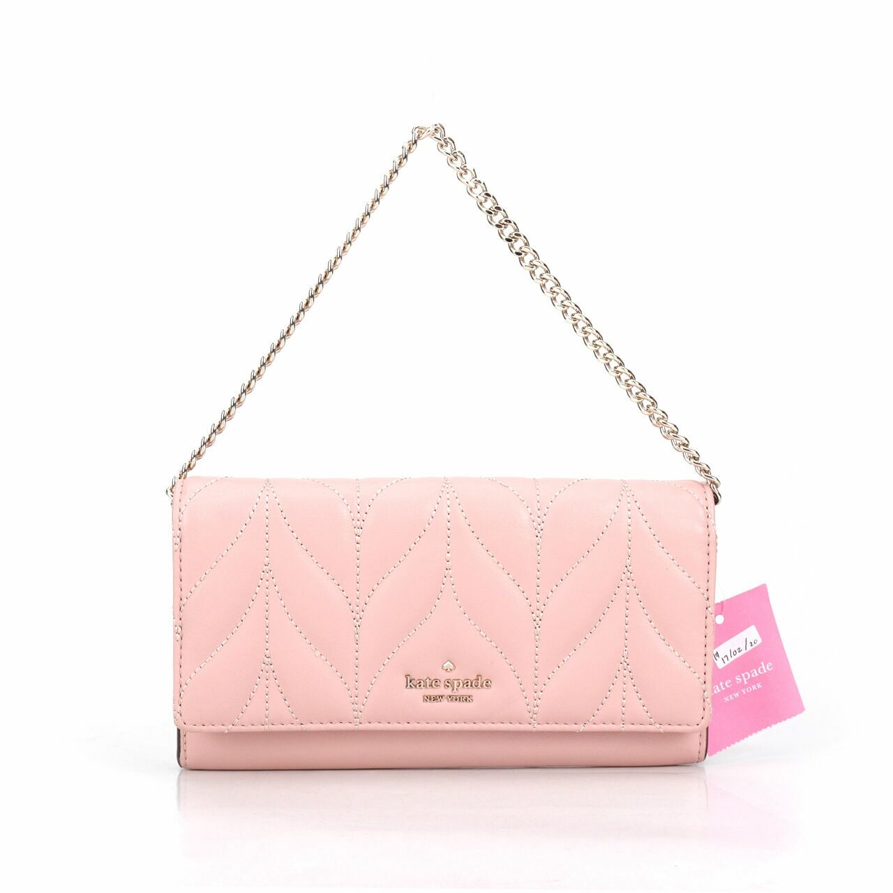 Kate Spade Milou Briar Lane Quilted Rosy Cheeks Wallet